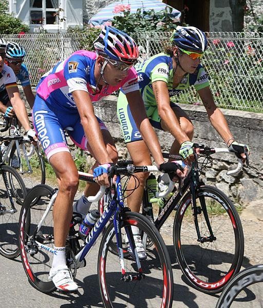Spring classics stars Alessandro Ballan and Filippo Pozzato found the course to their liking on stage 11.