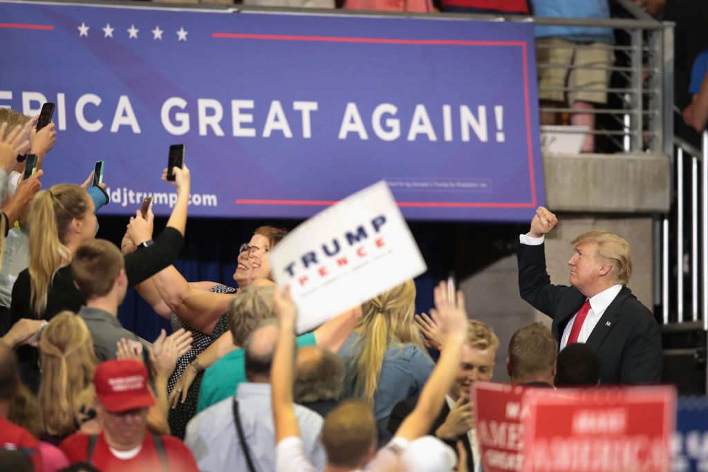 Trump rallies in Duluth