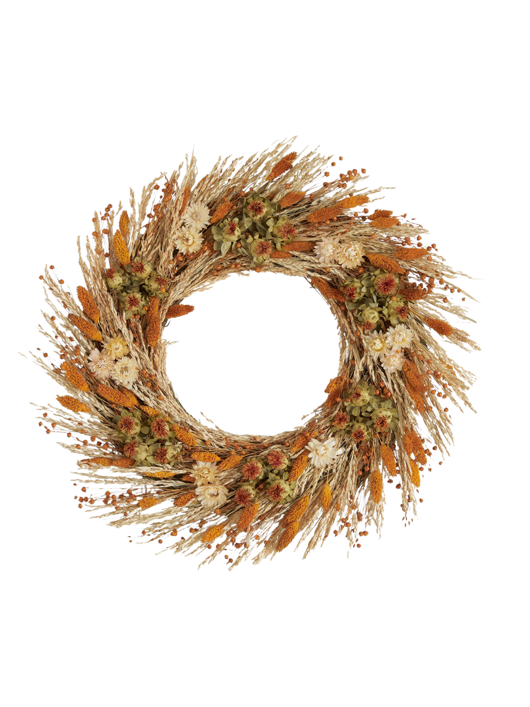 a fall wreath