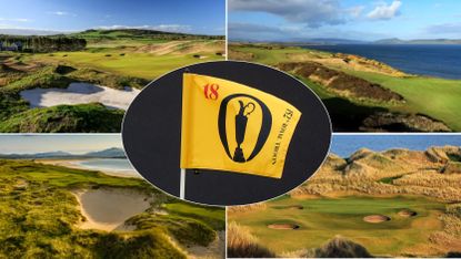 Four golf courses and an Open Championship yellow flag