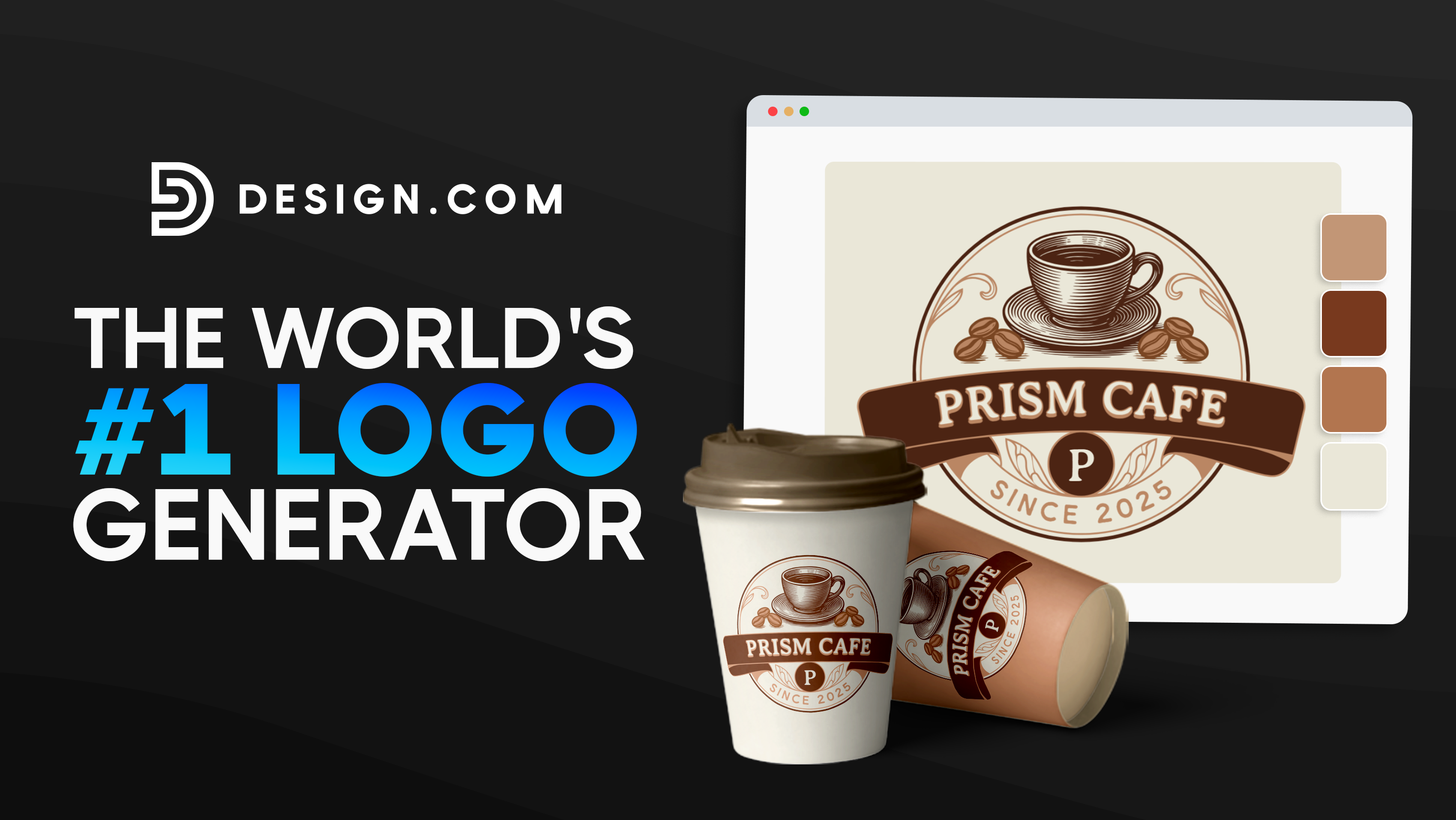 Design.com is the world&#039;s #1 logo generator.
