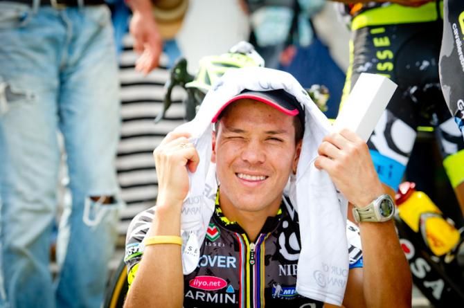 Julian David Arredondo (Team Nippo - De Rosa) after the race