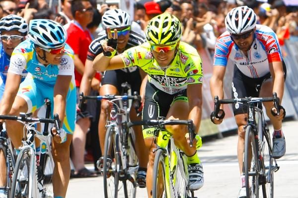 Stage 10 winner, Andrea Guardini from Farnese