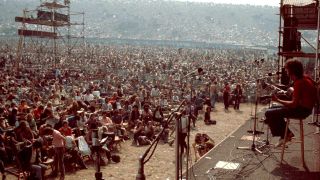 Ralph McTell onstage at Isle Of Wight 1970