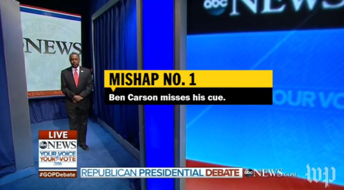 Ben Carson at the New Hampshire GOP debate