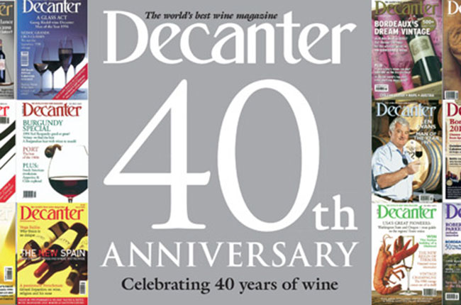 Decanter 40 years