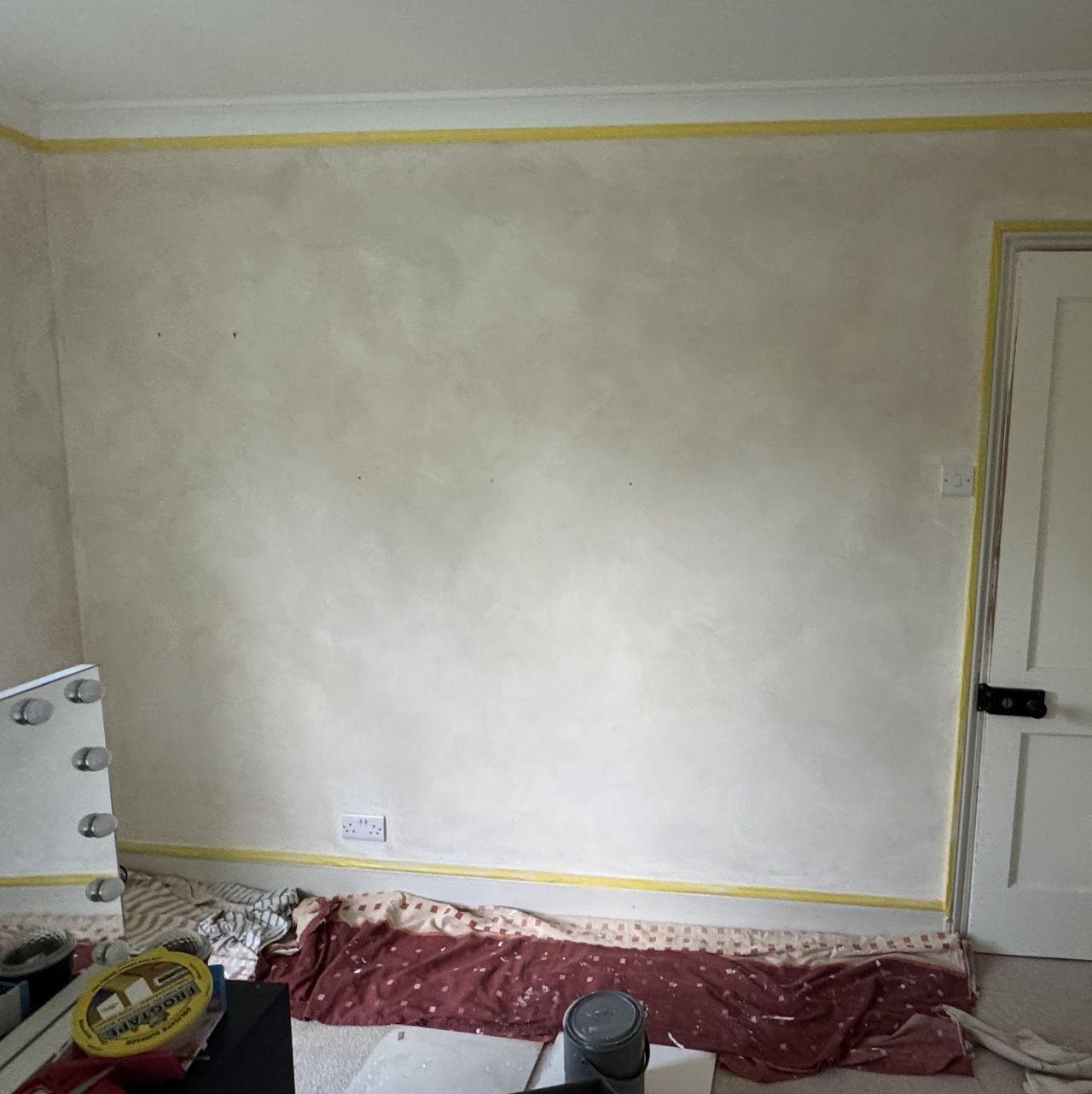 limewashed walls