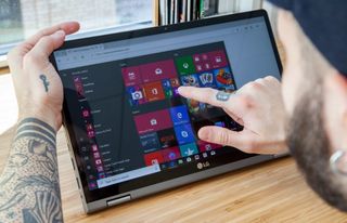 best touchscreen laptops of 2020: LG Gram 14 2-in-1