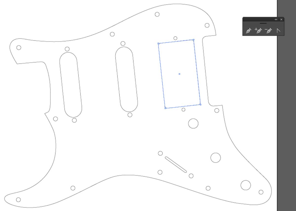 Drawing a complex cut shape in Illustrator