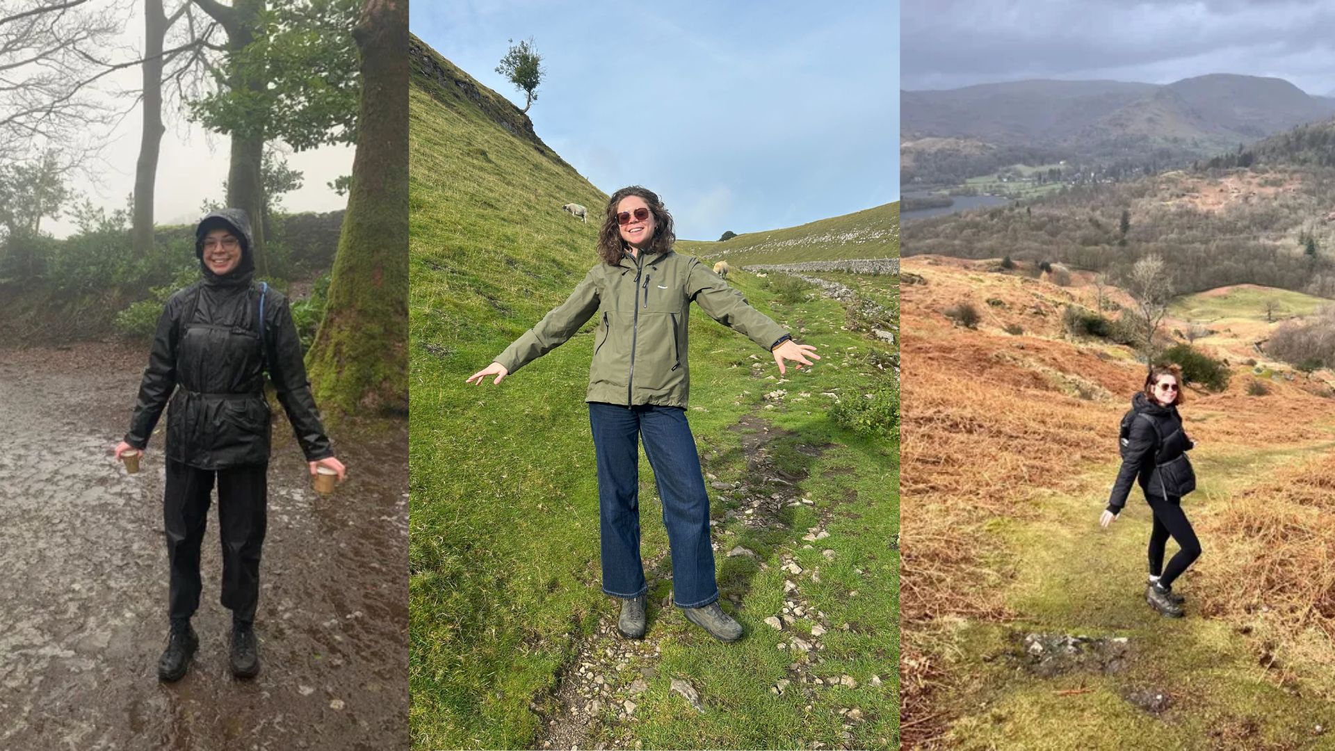 Grace Walsh wearing the Hoka Anacapa hiking boots