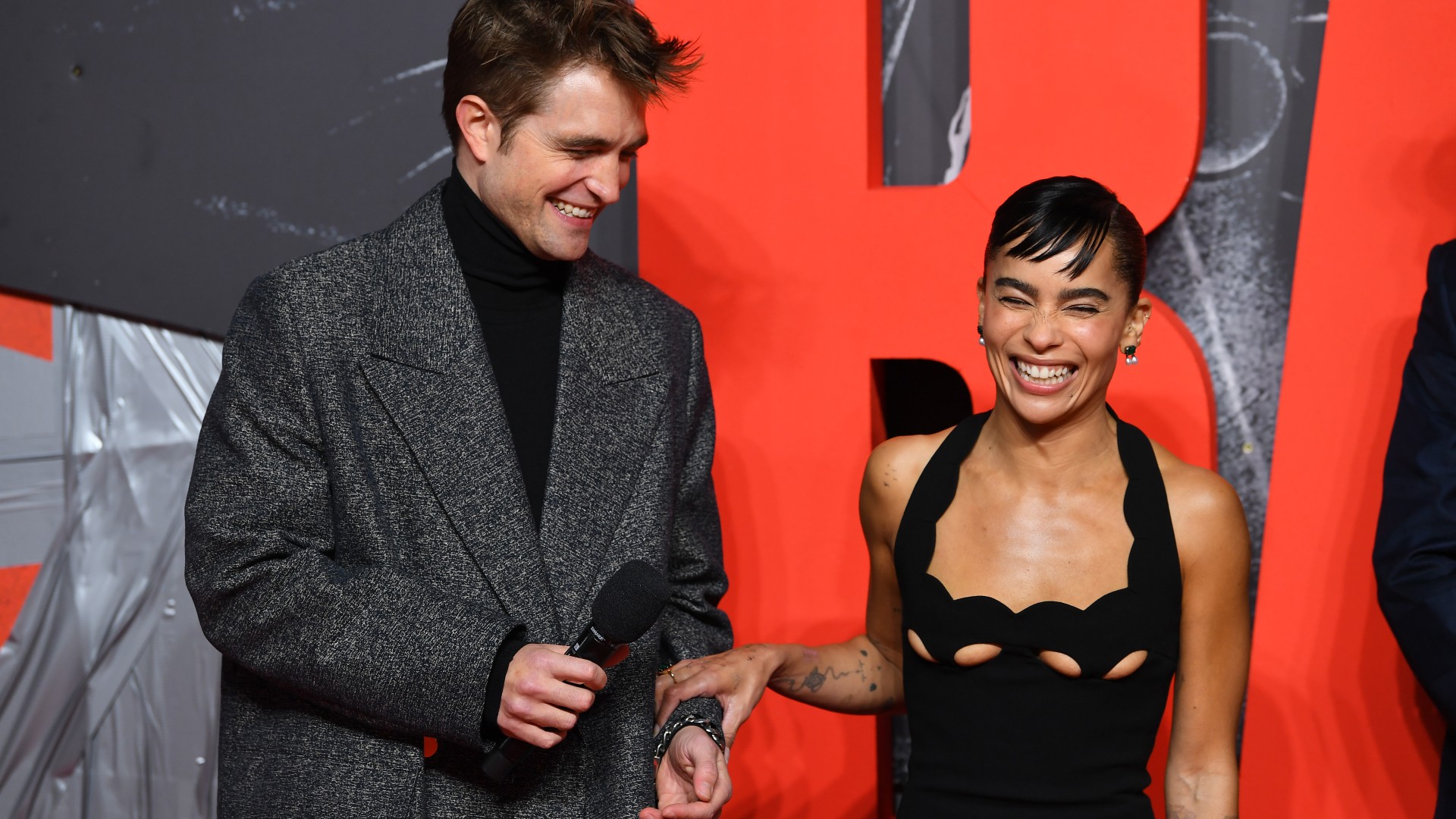 Zoë Kravitz and Robert Pattinson Attend the 'Batman' Premiere | Marie Claire