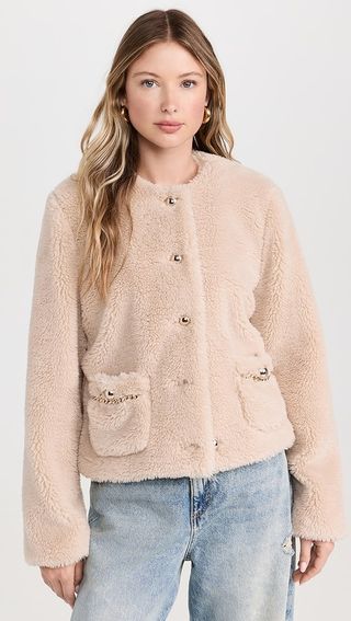 Generation Love Jen Faux Lamb Fur Jacket