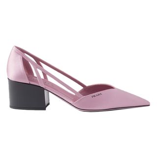 Prada, Satin Cut-Out Pumps