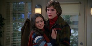 Mila Kunis and Ashton Kutcher in That '70s Show