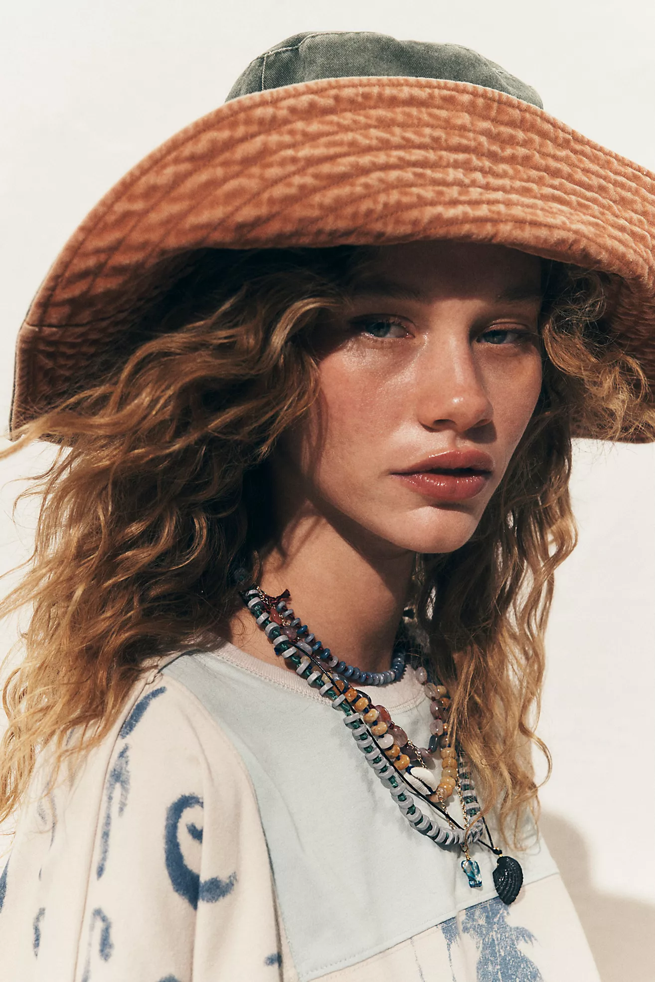 Oversized Washed Bucket Hat