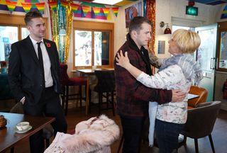 Ben Mitchell is thrilled to see Pam Coker in EastEnders
