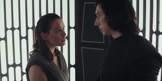 Rey and Ben in The Last Jedi