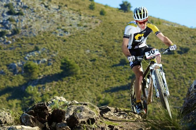 A Scott Team 4 rider