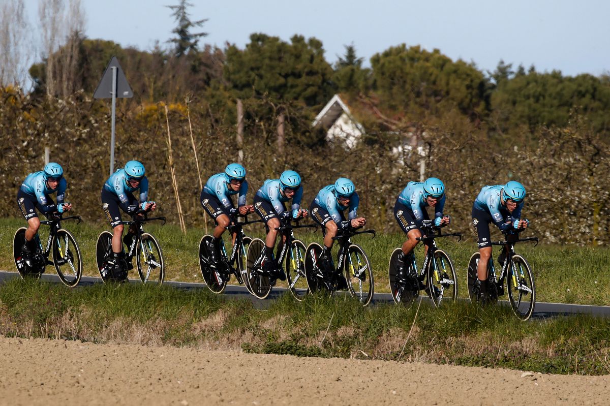 Settimana Internazionale Coppi e Bartali 2021 36th Edition TTT Gatteo Gatteo 10 km 23032021 Astana Premier Tech photo Roberto BettiniBettiniPhoto2021