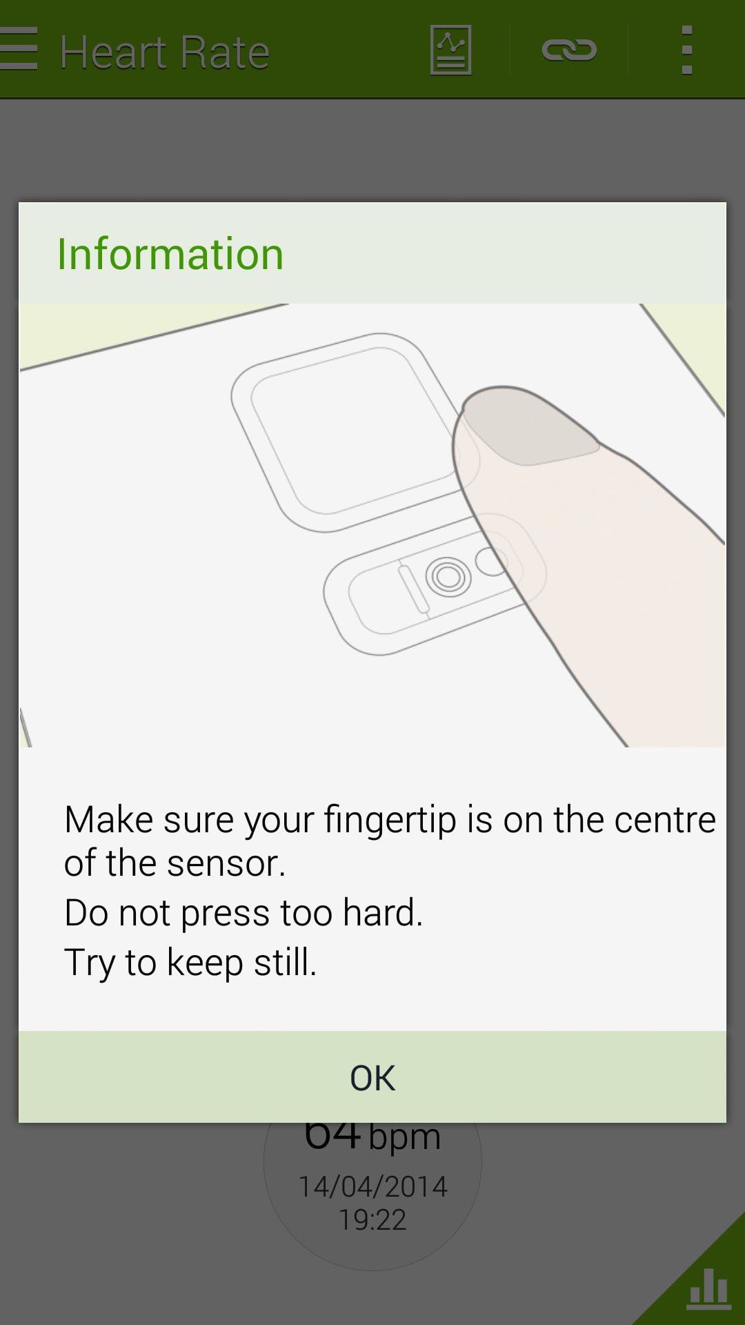 Samsung Galaxy S5 heartrate sensor tutorial