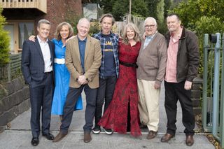 Stefan is among he 1980s cast who reunite on Ramsay Street for the final Neighbours.