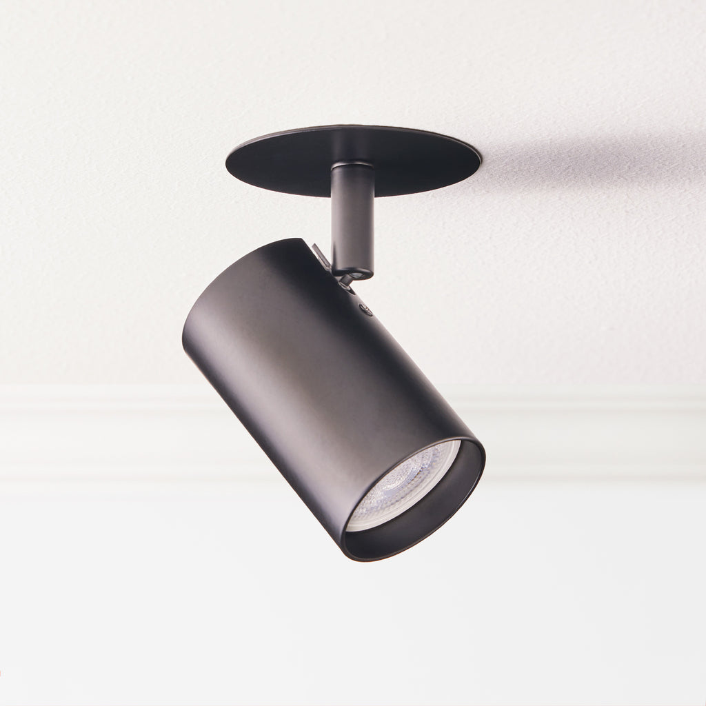 Lewis Ceiling Spotlight in Black