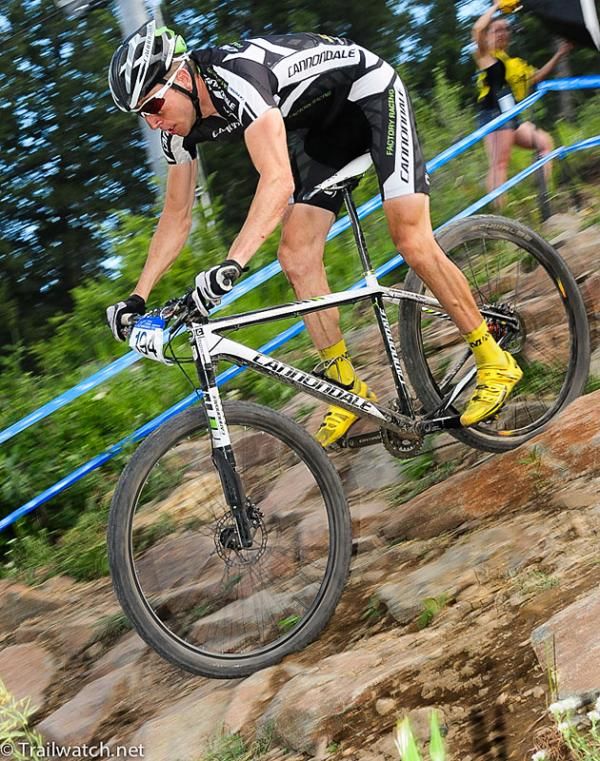 Jeremiah Bishop (Cannondale) racing at the US National Championships