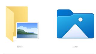 New Pictures folder icon Windows 10
