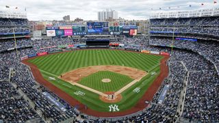 Yankee Stadium on game day