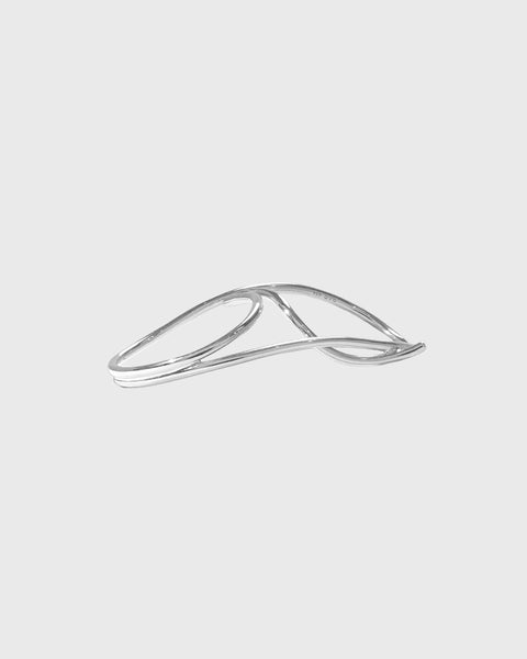 Horizon Double Ring | Silver
