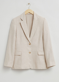 Relaxed Single Breasted Linen Blazer, were £135, now £99 | &amp; Other Stories&nbsp;