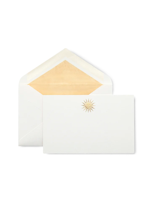 Sun Motif Correspondence Cards