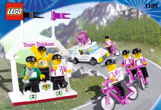 Lego cyclists