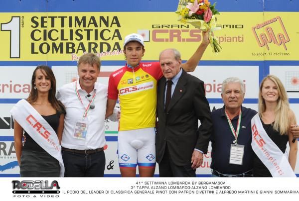 Thibault Pinot (FDJ) held onto the leader's jersey