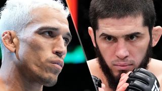 (L, R) Charles Oliveira and Islam Makhachev will face off in the main event of the UFC 280 live stream