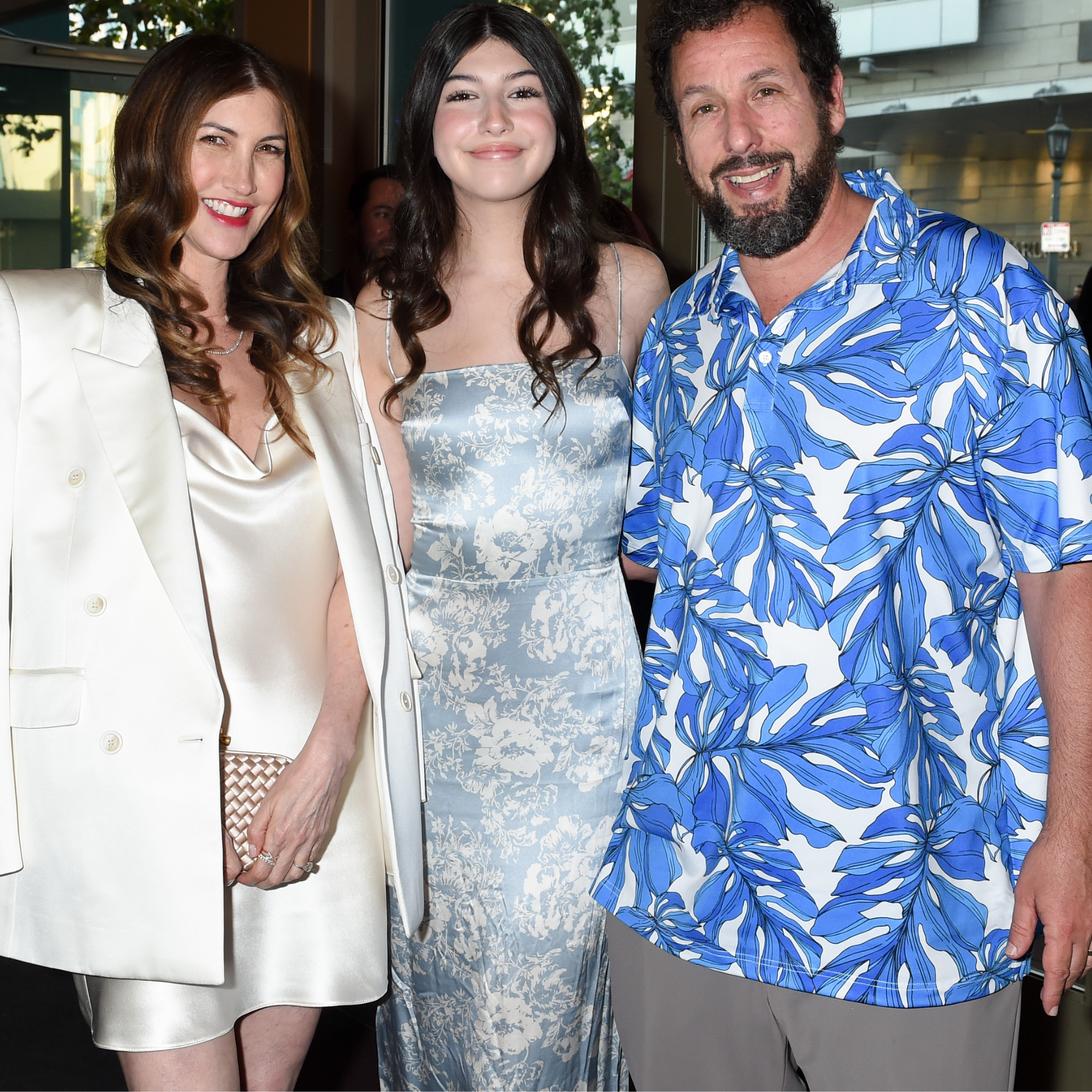 Adam Sandler Brings Wife Jackie and Daughter Sunny to a Premiere Marie Claire image