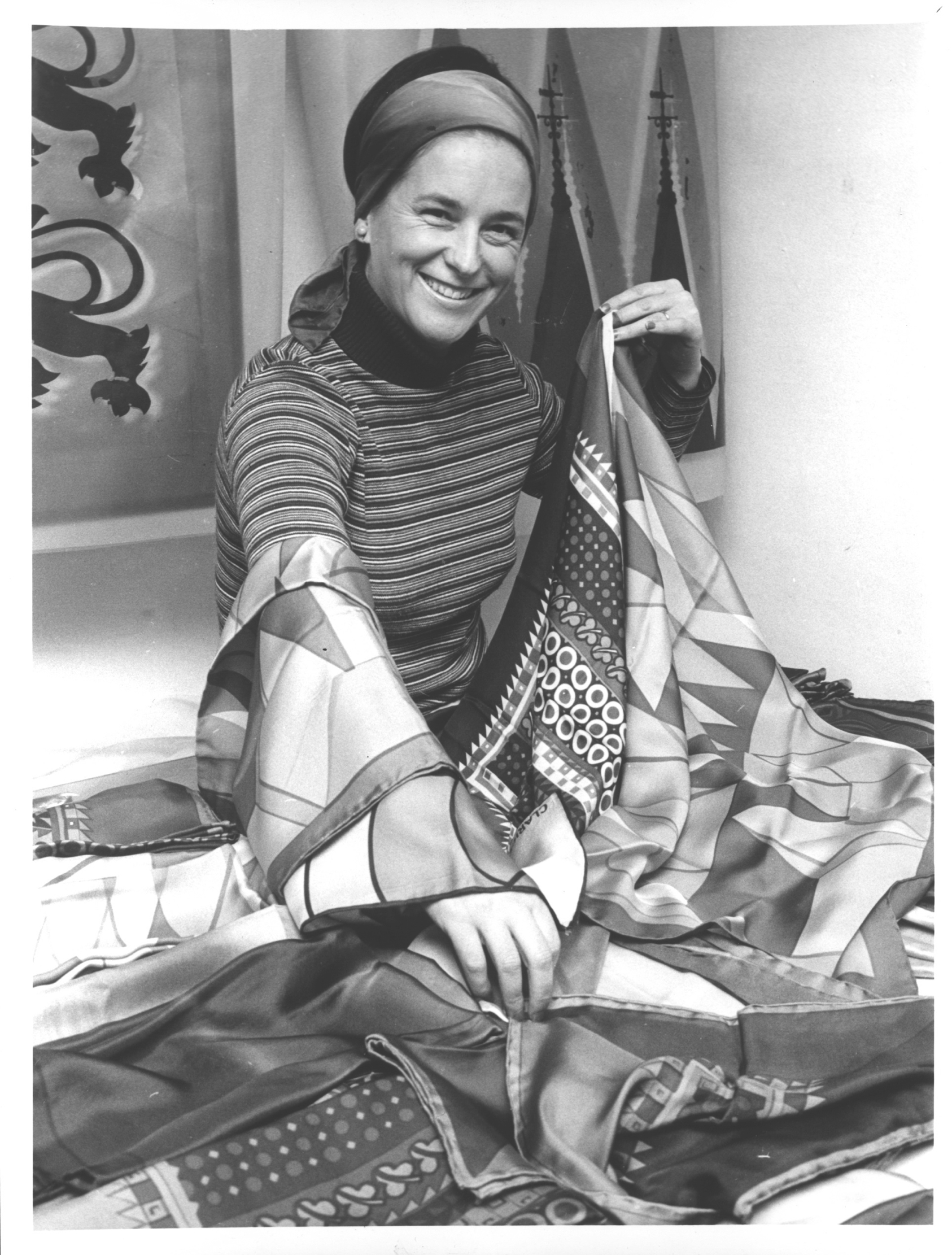 Marthe in the studio