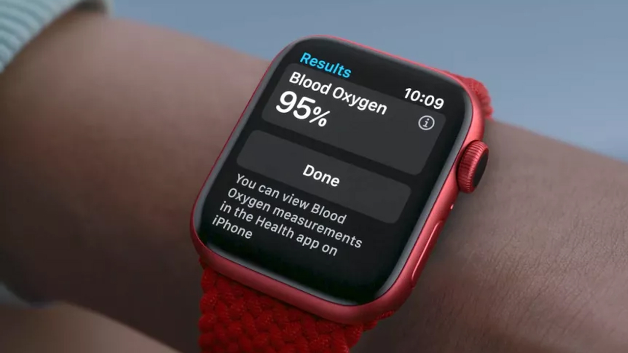 the blood oxygen app on the apple watch 6