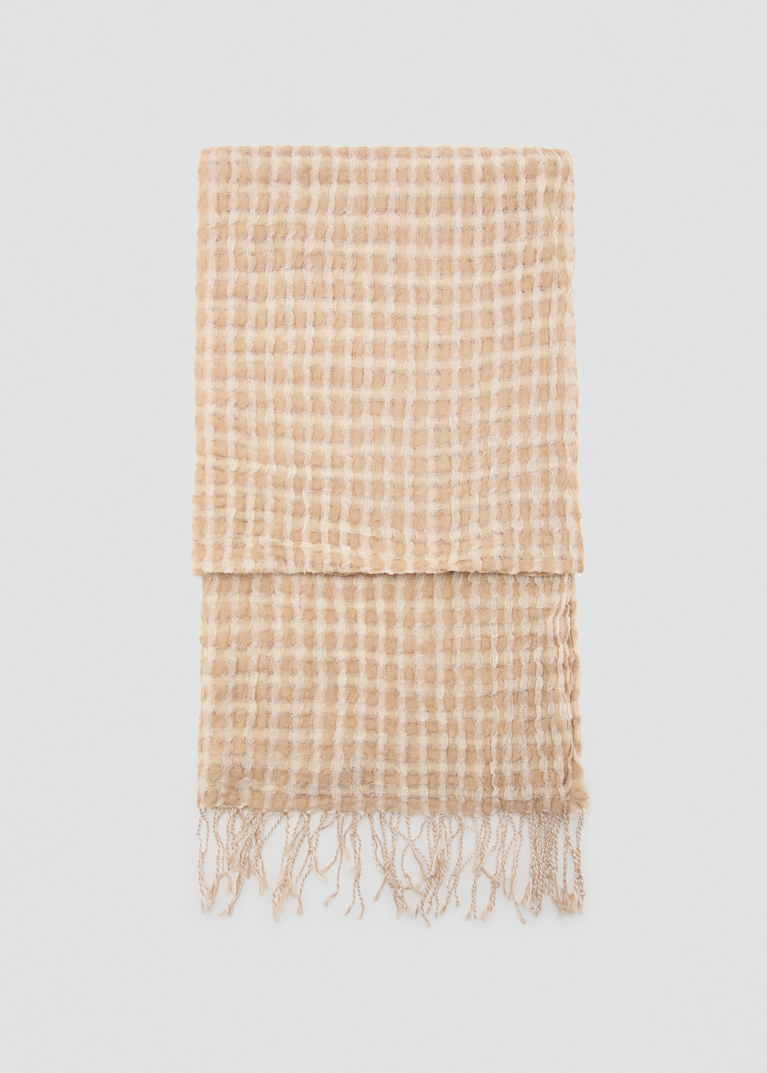 Fringed Cotton Scarf - Women | Mango Usa