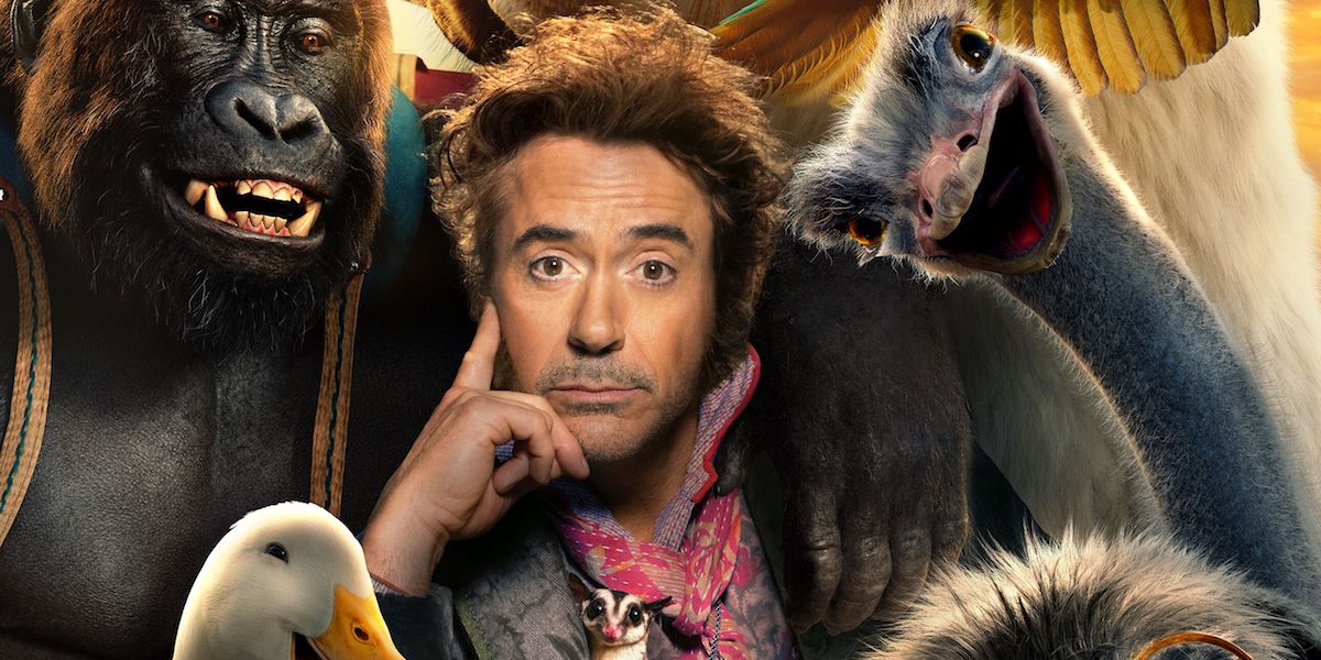 Robert Downey Jr in Dolittle movie poster