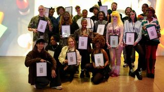 Class of 2025 Shift from D&AD - group of young people holding certificates