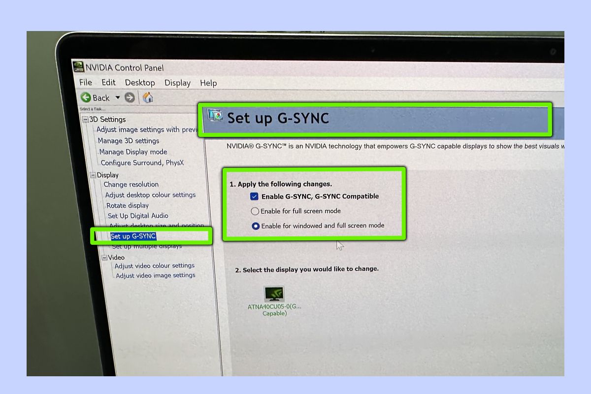 How to turn on GSync on a gaming laptop Tom's Guide
