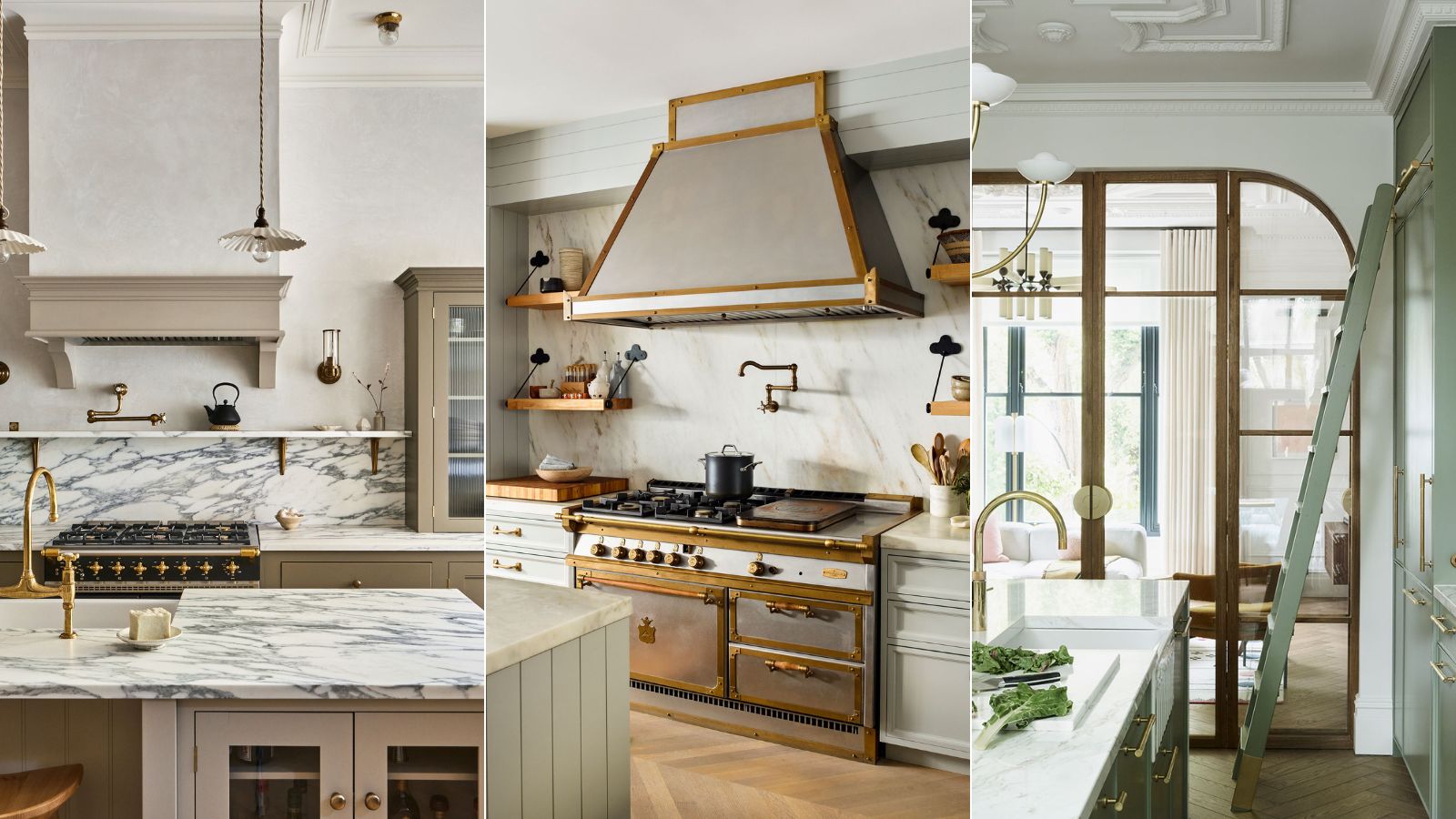 White marble kitchen counter top with a stove in a modern home