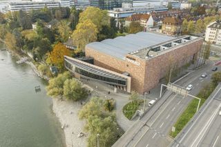 Museum Tinguely exterior from above