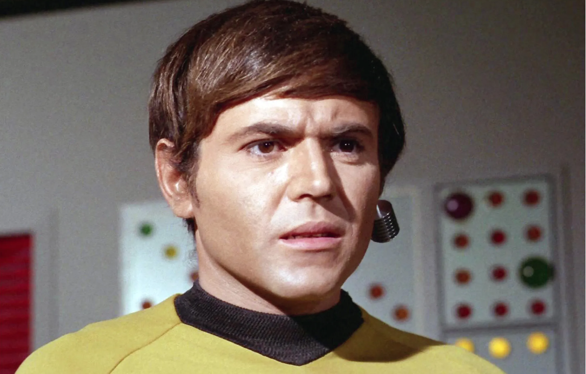 a man in distress on a sci-fi TV series
