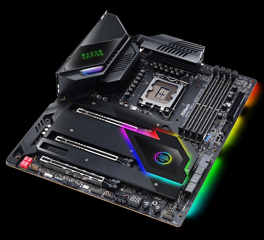 ASRock Z690 Taichi Razer Edition Review: Less Zen, More RGBs