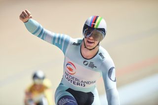 Lavreysen dominates sprint races on round 2 of UCI Track Champions League