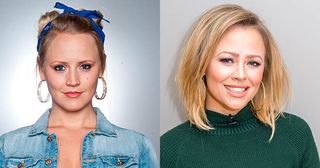 Kimberley Walsh from girl band Girl's Aloud and Amy Walsh, Tracy Shankley in Emmerdale.