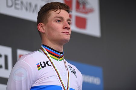 Mathieu van der Poel wins the 2019 UCI Cyclo-cross World Championships in Bogense