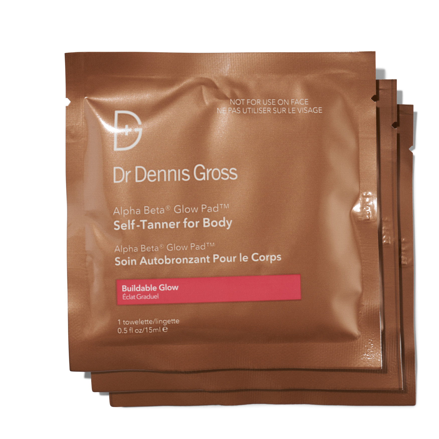 Dr. Dennis Gross Alpha Beta Glow Pad Self Tanner for Body 8 Pack